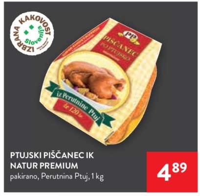PTUJSKI PIŠČANEC IK NATUR PREMIUM