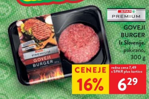 Goveji burger