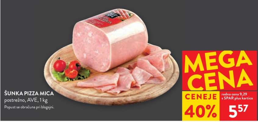 ŠUNKA PIZZA MICA