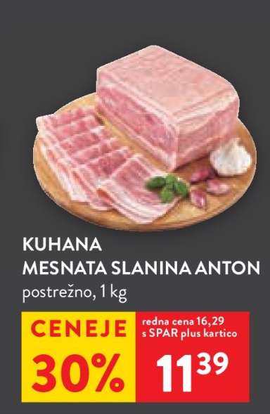Kuhana mesnata slanina Anton