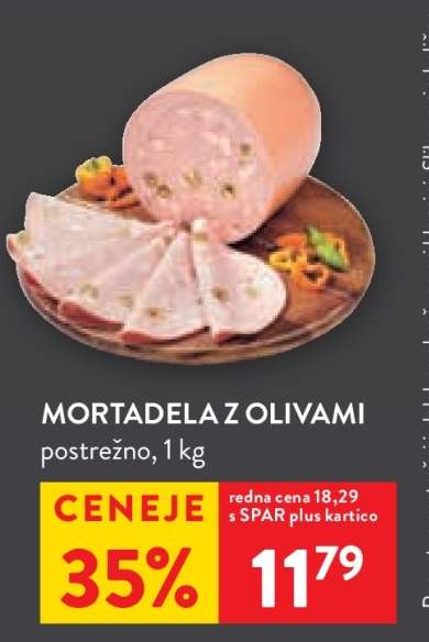 MORTADELA Z OLIVAMI