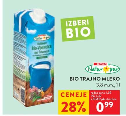 BIO TRAJNO MLEKO