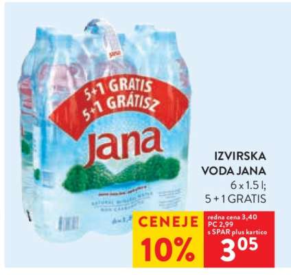Izvirska voda Jana