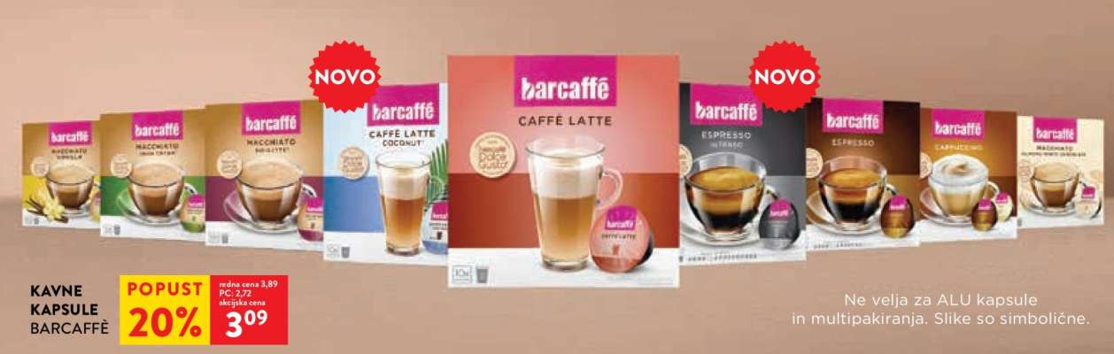 Kavne kapsule Barcaffe