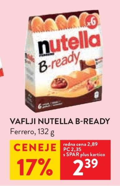 Vaflji Nutella B-Ready