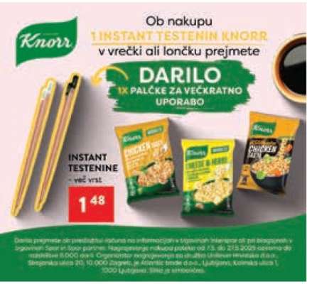 KNORR INSTANT TESTENINE