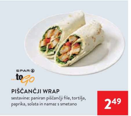 PIŠČANČJI WRAP