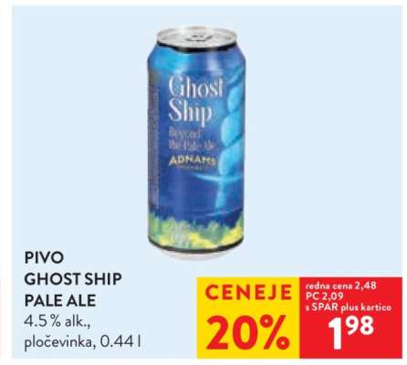 PIVO GHOST SHIP PALE ALE