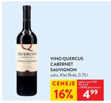 Vino Quercus Cabernet Sauvignon