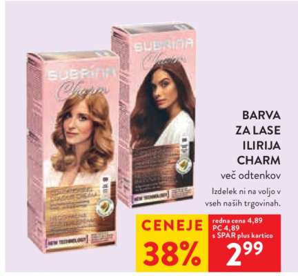 BARVA ZA LASE ILIRIJA CHARM