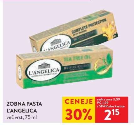 ZOBNA PASTA L’ANGELICA