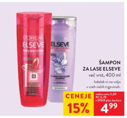 Šampon za lase Elseve