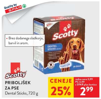 Scotty Priboljšek za pse