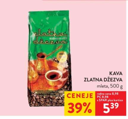 KAVA ZLATNA DŽEZVA