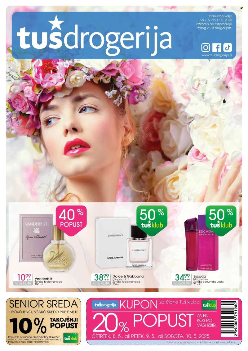 Tuš Drogeria katalog - 7.5.2025 - 17.5.2025.