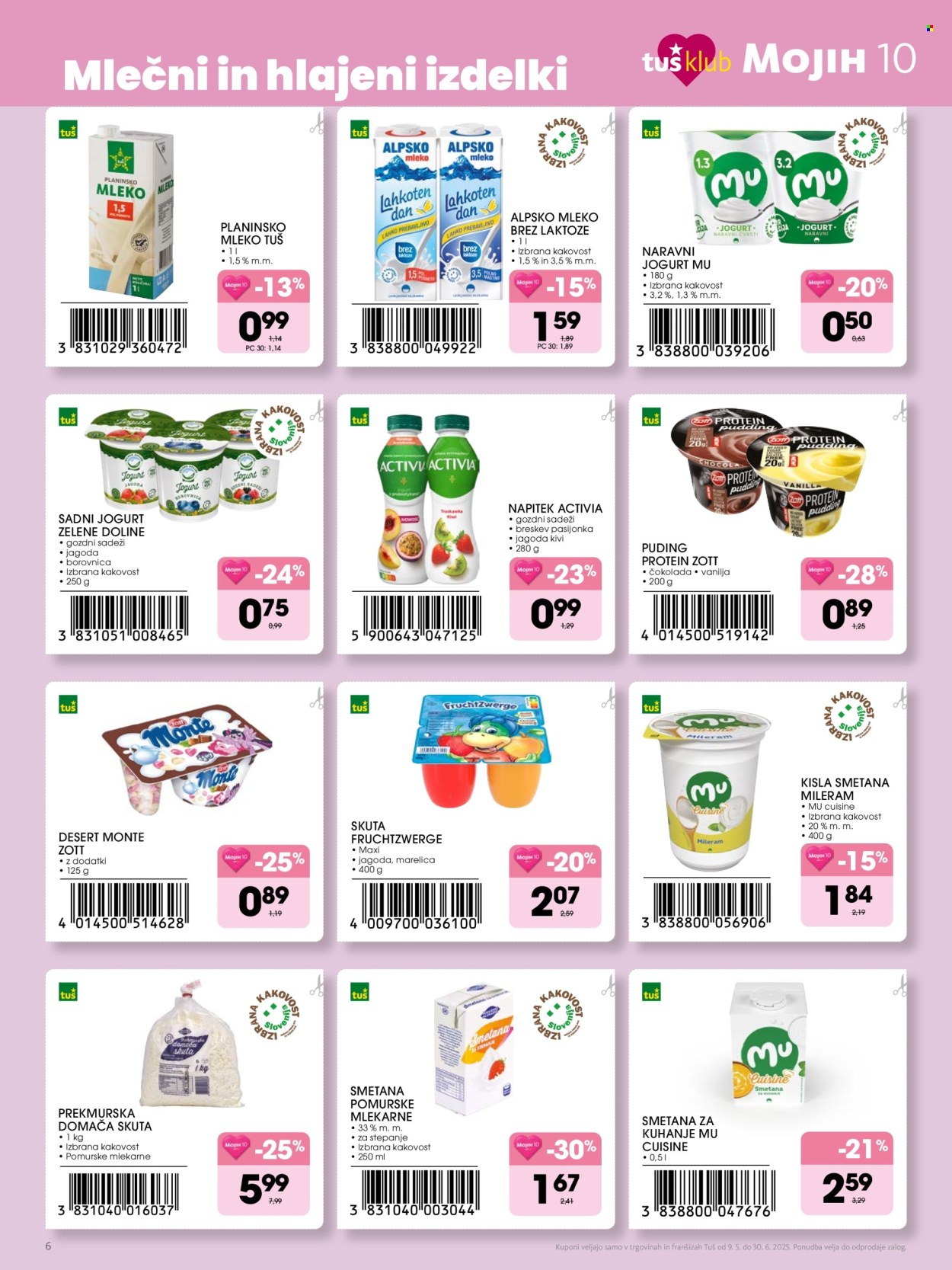 Tuš katalog - 9.5.2025 - 30.6.2025. Stran 1