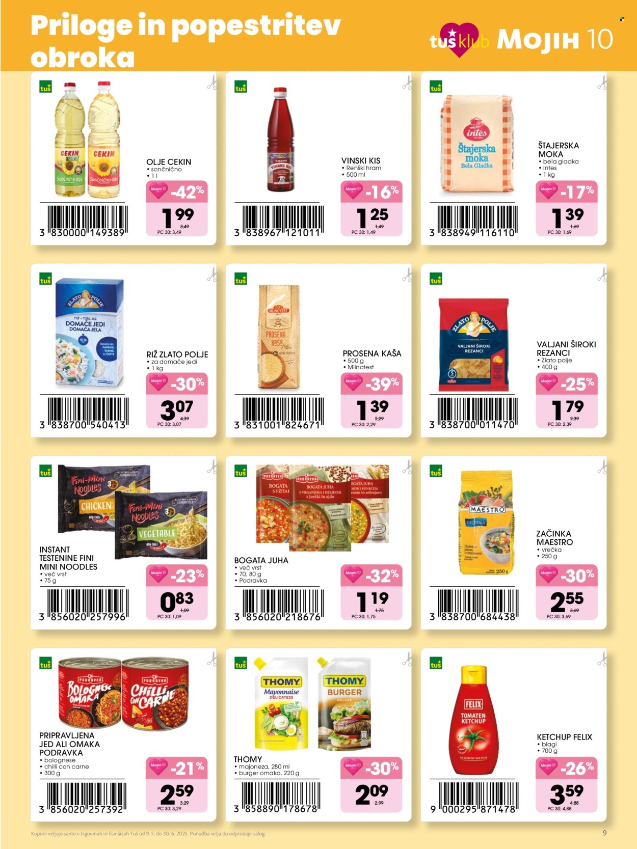 Tuš katalog - 9.5.2025 - 30.6.2025. Stran 1