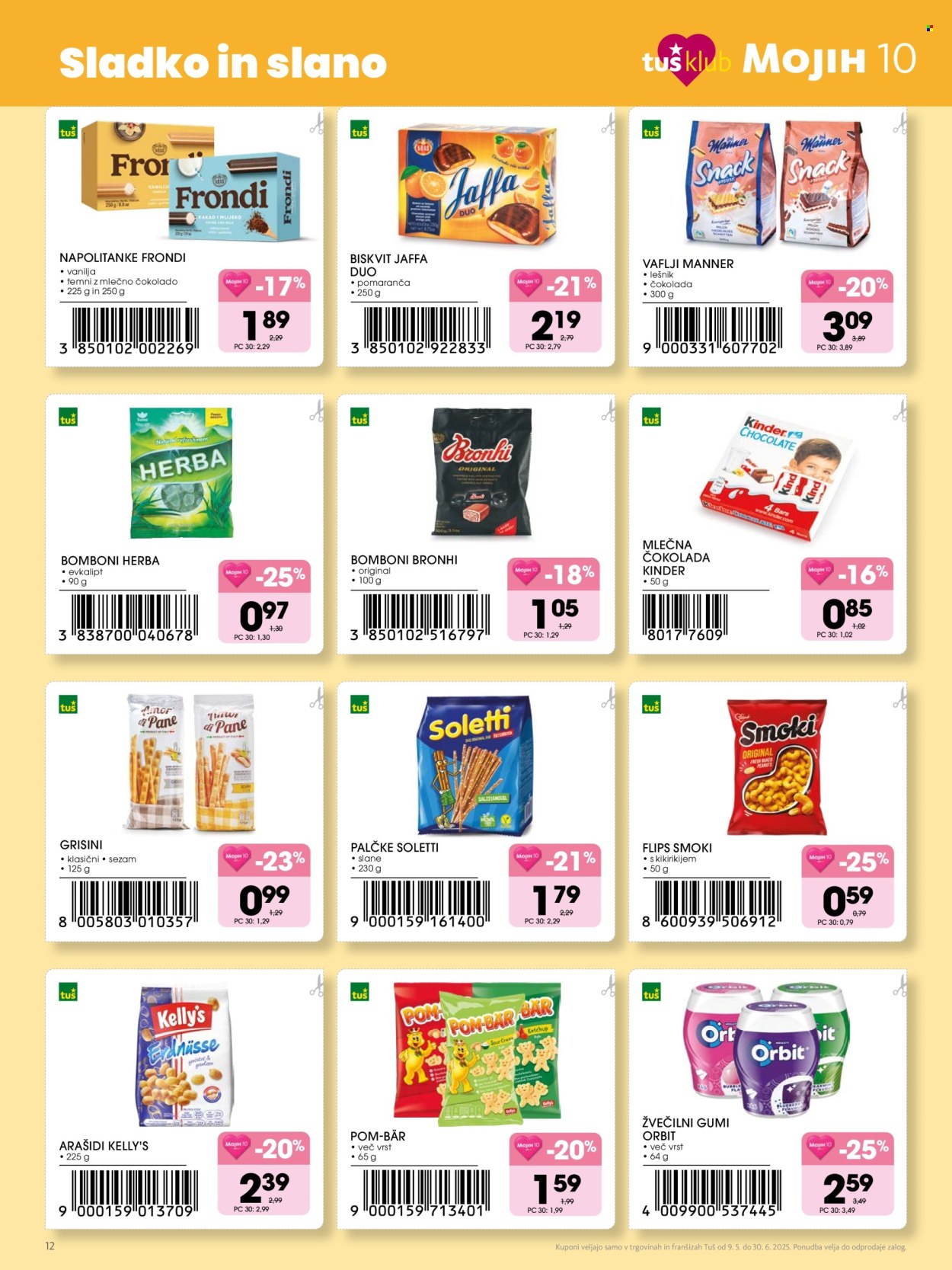 Tuš katalog - 9.5.2025 - 30.6.2025. Stran 1