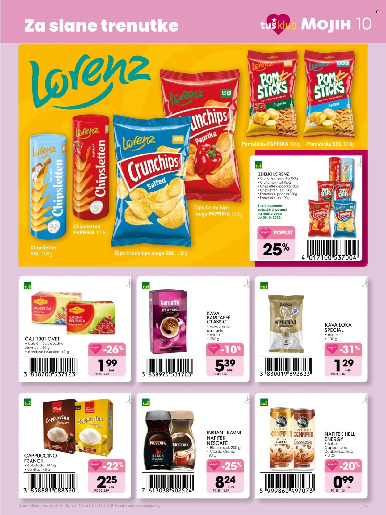 Tuš katalog - 9.5.2025 - 30.6.2025. Stran 1