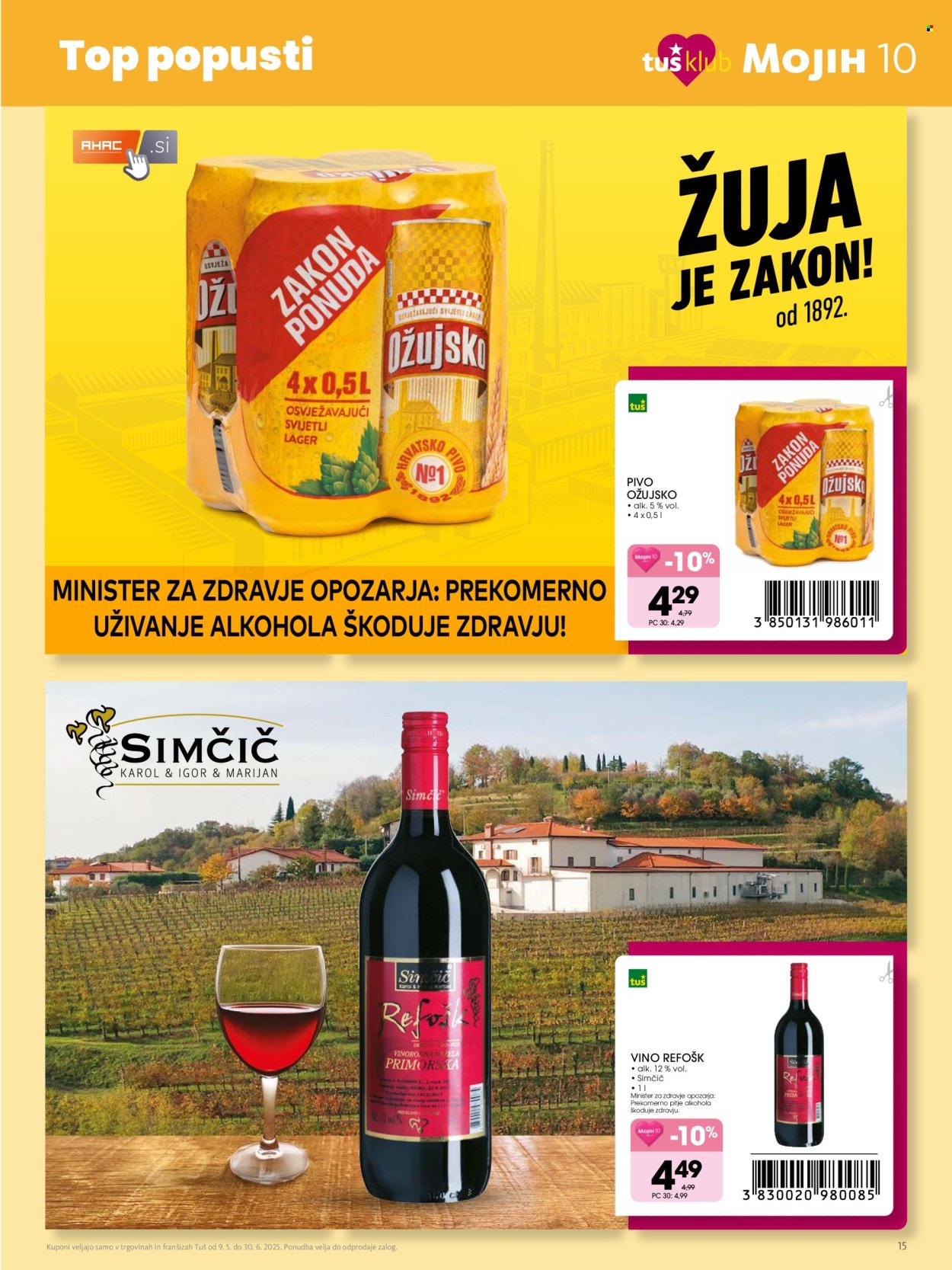 Tuš katalog - 9.5.2025 - 30.6.2025. Stran 1