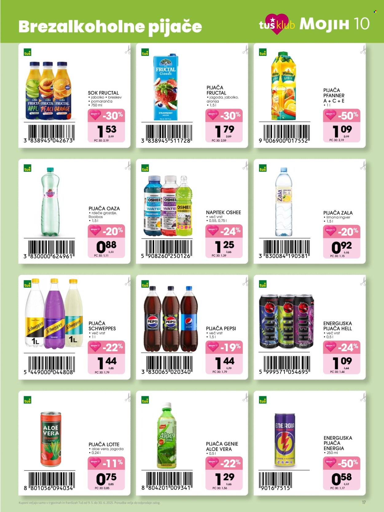 Tuš katalog - 9.5.2025 - 30.6.2025. Stran 1