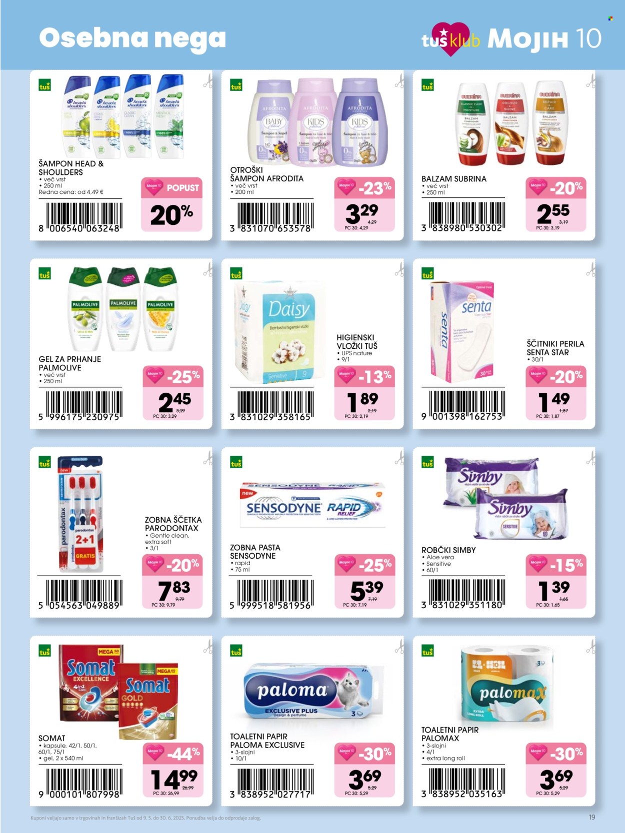 Tuš katalog - 9.5.2025 - 30.6.2025. Stran 1