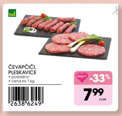 Čevapčiči, Pleskavice