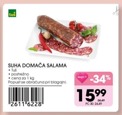 SUHA DOMAČA SALAMA