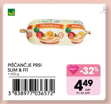 PIŠČANČJE PRSI SLIM & FIT