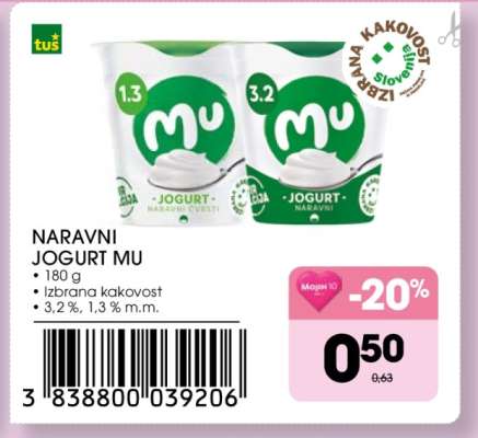 NARAVNI JOGURT MU