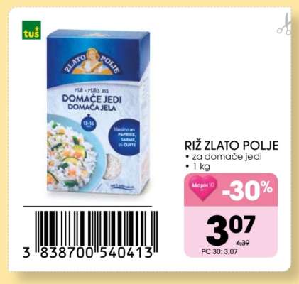 RIŽ ZLATO POLJE