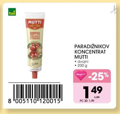 PARADIŽNIKOV KONCENTRAT MUTTI