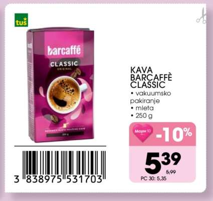 Kava Barcaffè Classic