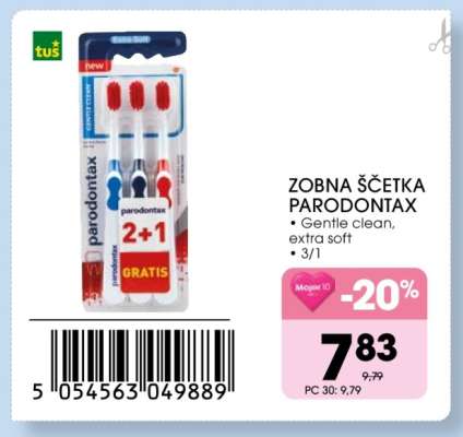 ZOBNA ŠČETKA PARODONTAX