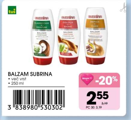 BALZAM SUBRINA