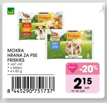 Mokra hrana za pse Friskies