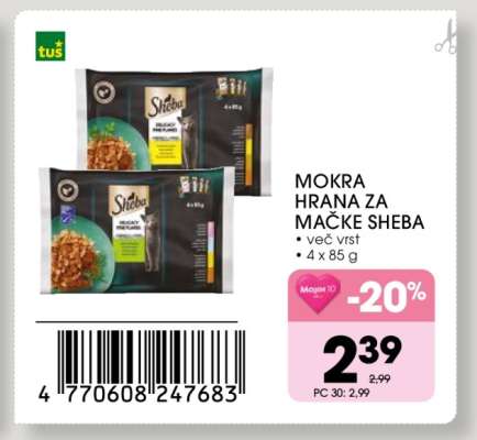 Mokra hrana za mačke Sheba