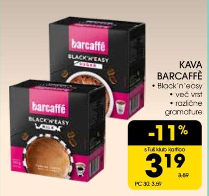 Kava Barcaffé Black ‘n’ Easy