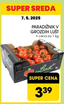 Paradižnik v grozdih Lušt