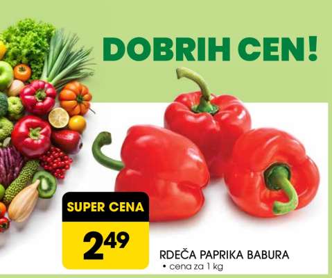 Rdeča paprika Babura