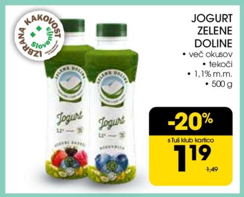 Jogurt Zelene doline