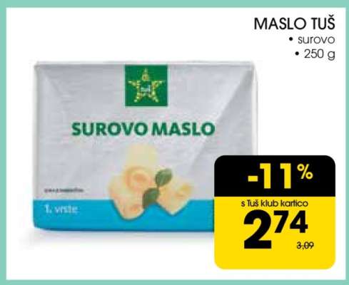 MASLO TUŠ