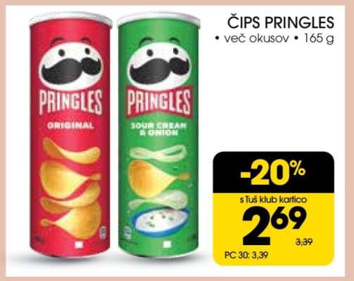 ČIPS PRINGLES