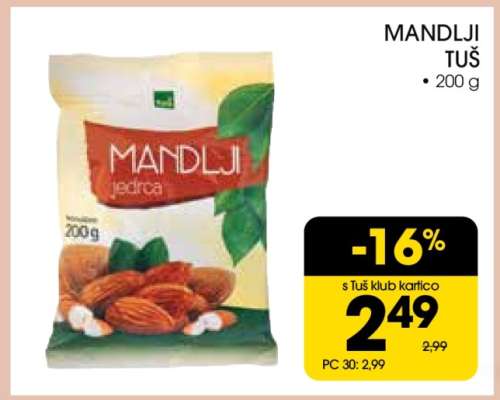 MANDLJI TUŠ