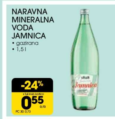 NARAVNA MINERALNA VODA JAMNICA
