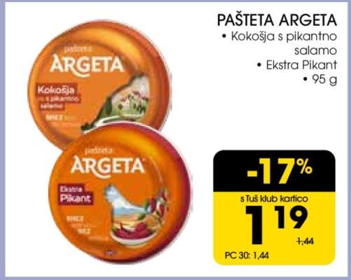 PAŠTETA ARGETA