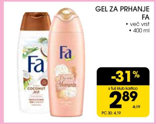 GEL ZA PRHANJE FA