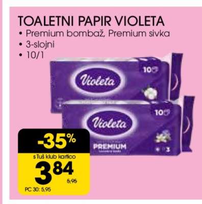 TOALETNI PAPIR VIOLETA