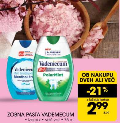 Zobna pasta Vademecum