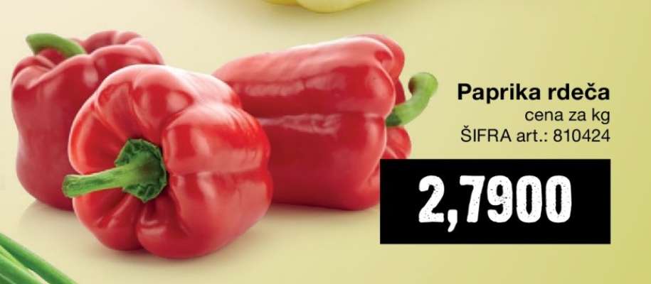 Paprika rdeča